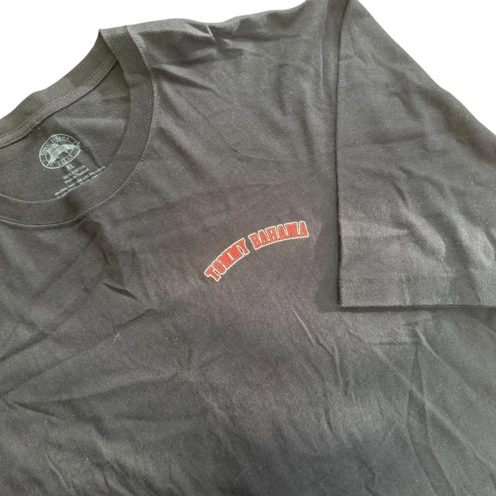 Tommy Bahama Relax‎ How The West Was Rum Graphic T-Shirt Black XL Cotton